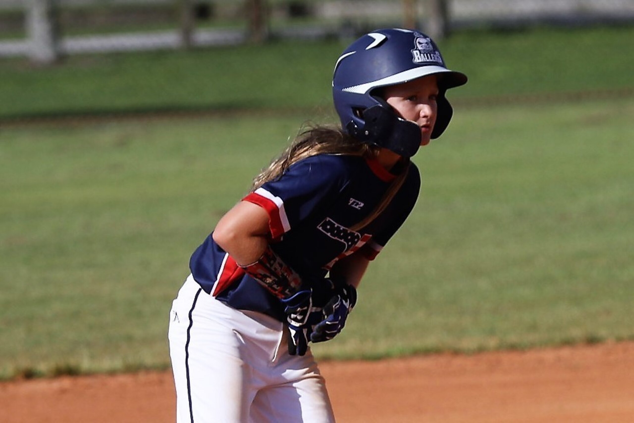 Kate Maston is one of 42 girls who comprise the Girls Travel Baseball youth team.