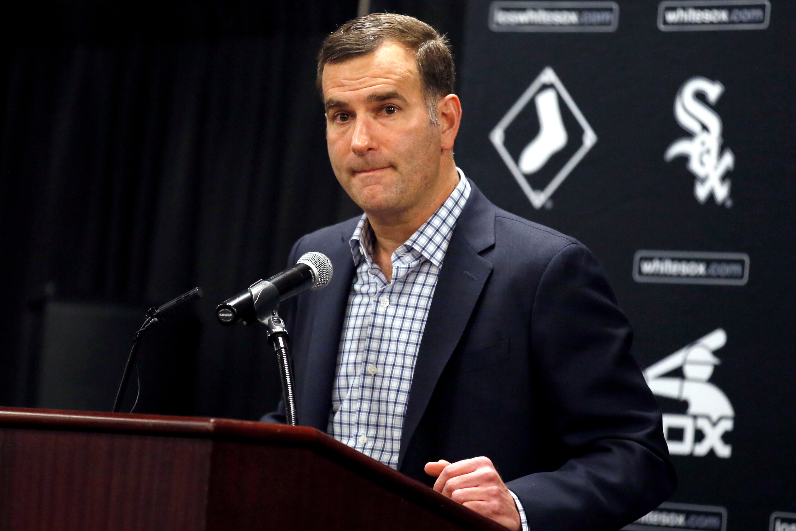 White Sox general manager Rick Hahn has been very busy in recent months. White Sox general manager Rick Hahn has been very busy in recent months.