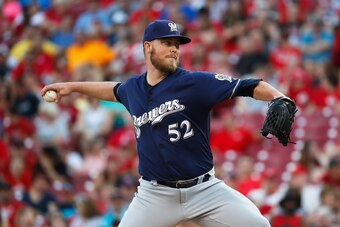 Jimmy Nelson has been a pleasant surprise for the contending Brewers.