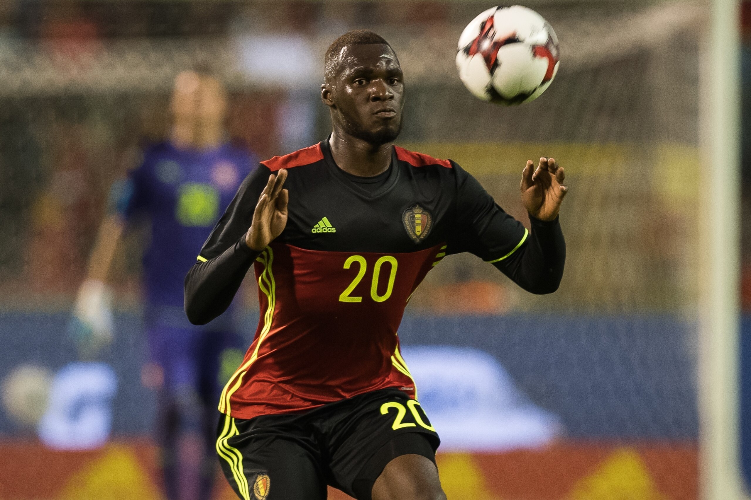 Christian Benteke of Belgiumduring the friendly match between Belgium and Czech Republic on June 05, 2017 at the Koning Boudewijn stadium in Brussels, Belgium.(Photo by VI Images via Getty Images)