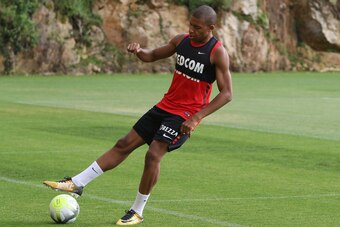Monaco's French forward Kylian Mbappe Lottin plays with the ball during a training session in La Turbie near Monaco,  on July 10, 2017.  / AFP PHOTO / VALERY HACHE        (Photo credit should read VALERY HACHE/AFP/Getty Images)