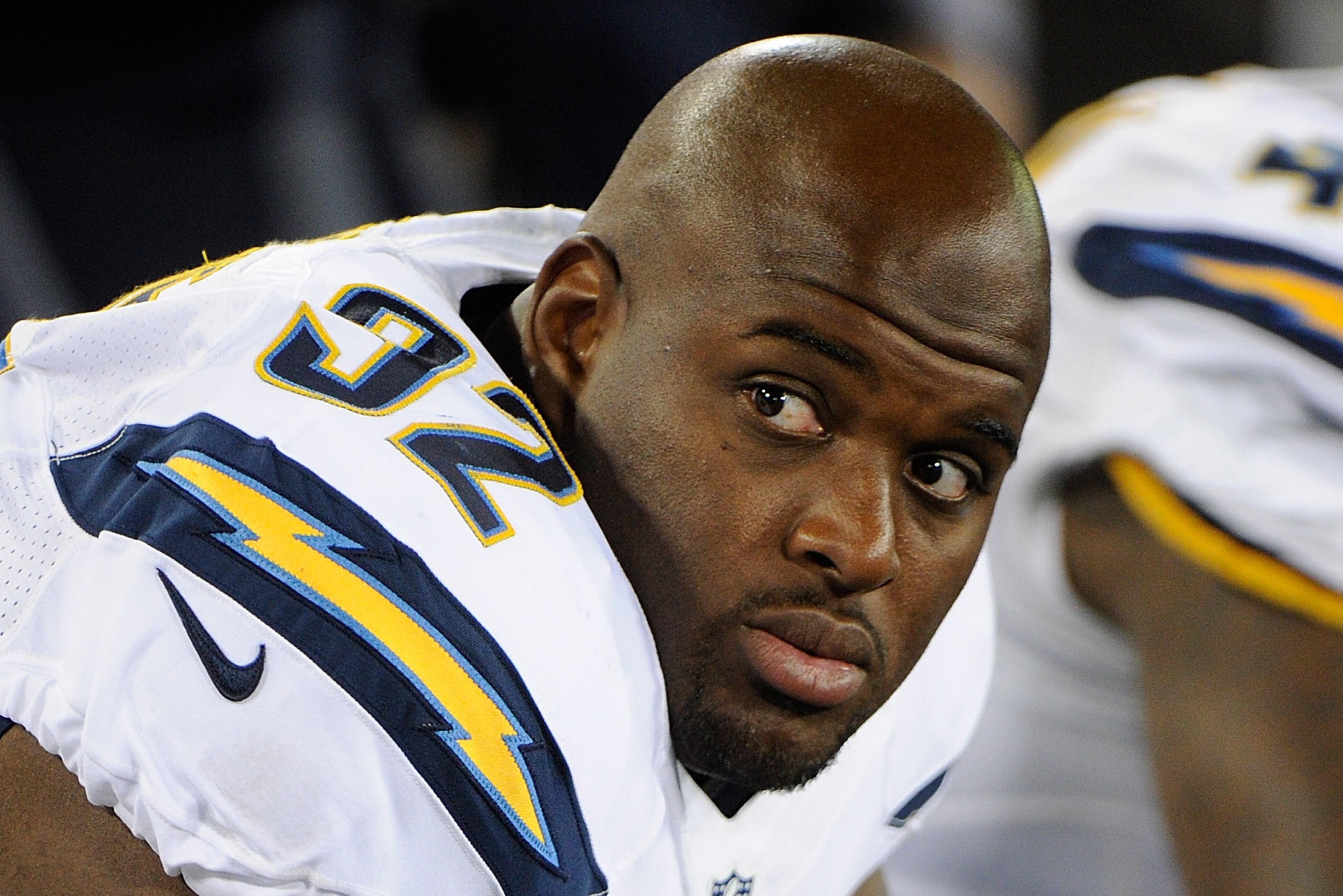 NASHVILLE, TN - AUGUST 13: Brandon Mebane #92 of the San Diego Chargers watches from the sideline during a game against the Tennessee Titans at Nissan Stadium on August 13, 2016 in Nashville, Tennessee. (Photo by Frederick Breedon/Getty Images) NASHVILLE, TN - AUGUST 13: Brandon Mebane #92 of the San Diego Chargers watches from the sideline during a game against the Tennessee Titans at Nissan Stadium on August 13, 2016 in Nashville, Tennessee. (Photo by Frederick Breedon/Getty Images)