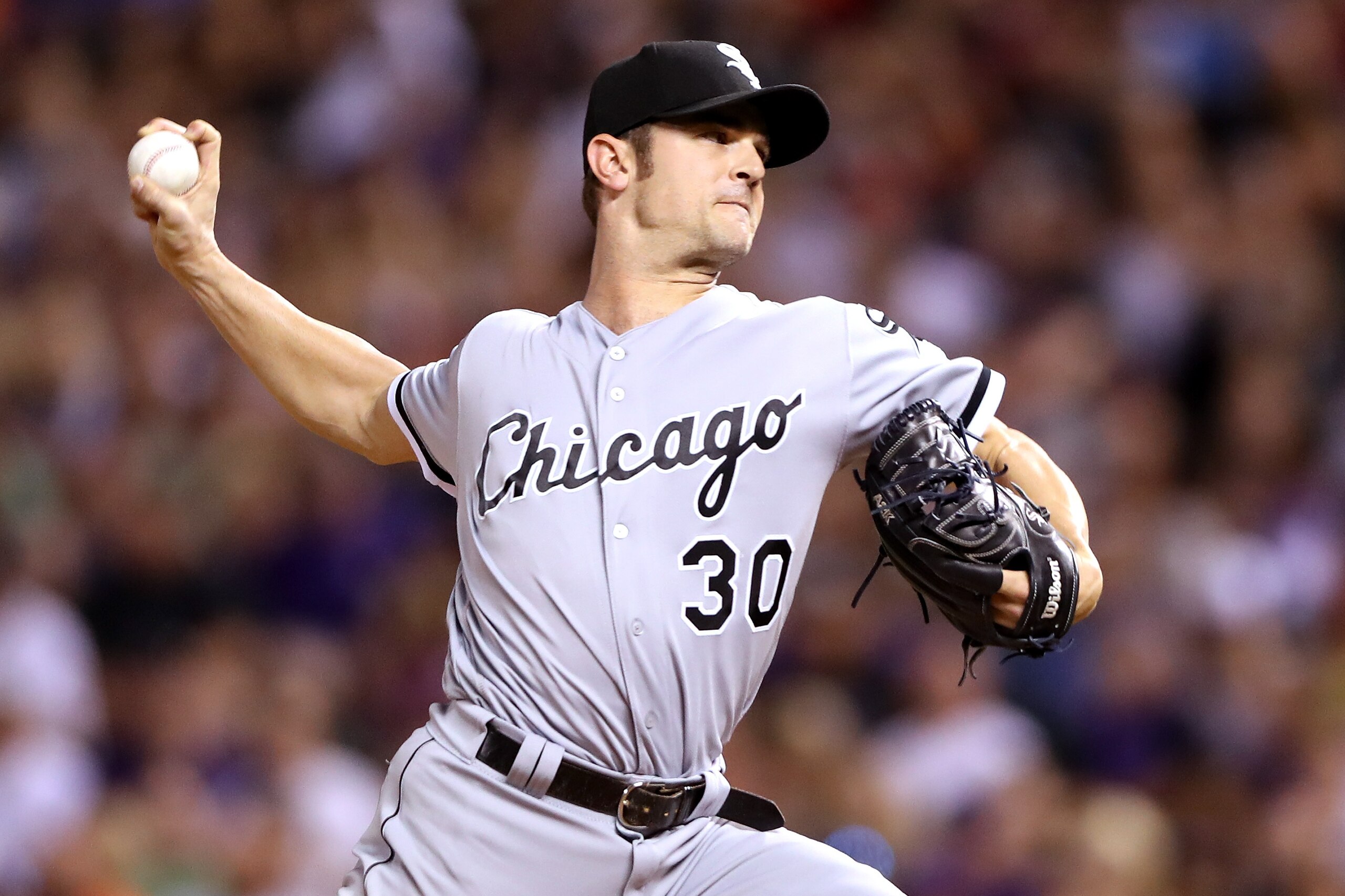 DENVER, CO - JULY 08: David Robertson #30 of the Chicago White Sox throws in the ninth inning against the Colorado Rockies at Coors Field on July 8, 2017 in Denver, Colorado. (Photo by Matthew Stockman/Getty Images) DENVER, CO - JULY 08: David Robertson #30 of the Chicago White Sox throws in the ninth inning against the Colorado Rockies at Coors Field on July 8, 2017 in Denver, Colorado. (Photo by Matthew Stockman/Getty Images)