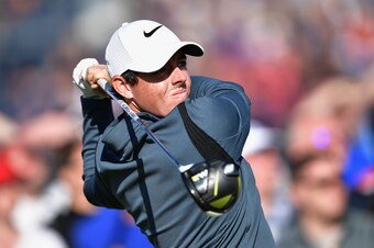SOUTHPORT, ENGLAND - JULY 20:  Rory McIlroy of Northern Ireland tees off from the 15th hole during the first round of the 146th Open Championship at Royal Birkdale on July 20, 2017 in Southport, England.  (Photo by Stuart Franklin/Getty Images)