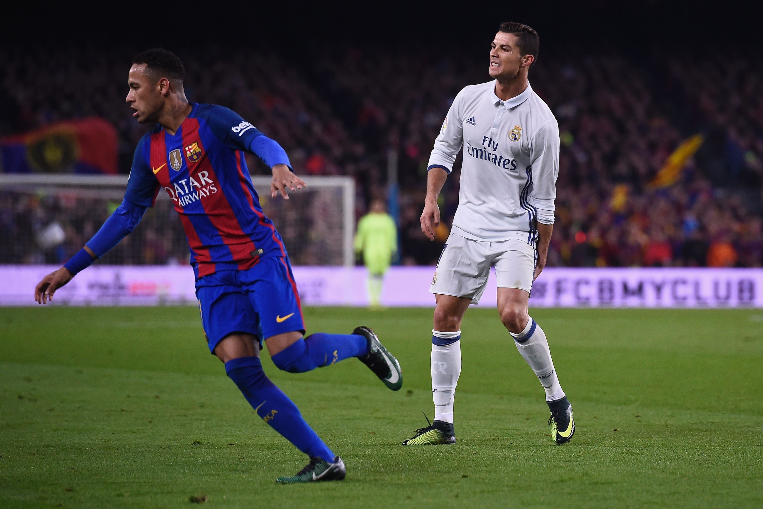 Neymar has been urged to stay at Barca by an unlikely source.