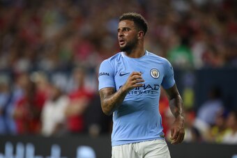 HOUSTON, TX - JULY 20: Kyle Walker of Manchester City during the International Champions Cup 2017 match between Manchester United and Manchester City at NRG Stadium on July 20, 2017 in Houston, Texas. (Photo by Robbie Jay Barratt - AMA/Getty Images)