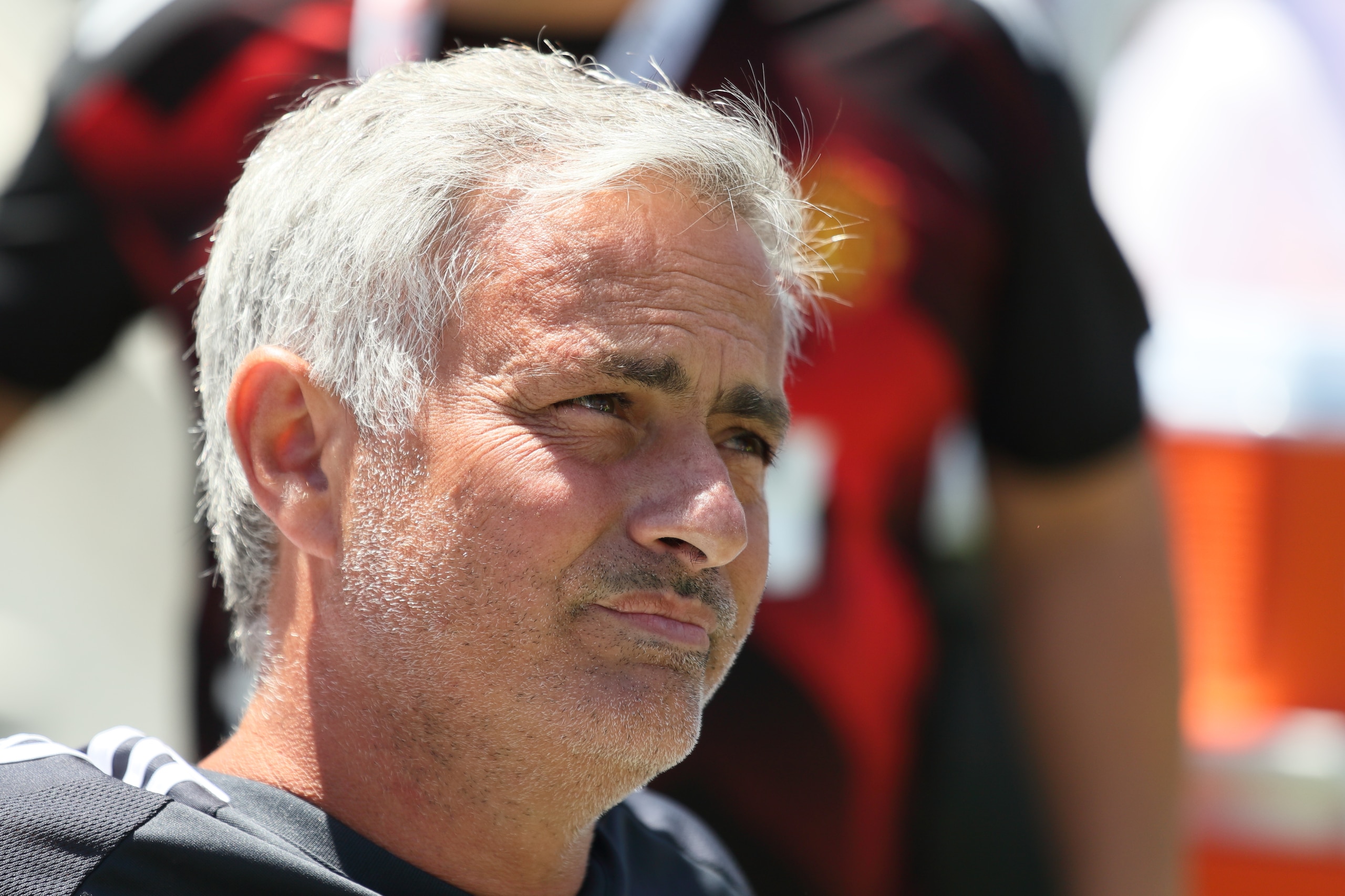 SANTA CLARA, CA - JULY 23: Jose Mourinho the head coach / manager of Manchester United during the International Champions Cup 2017 match between Real Madrid v Manchester United at Levi'a Stadium on July 23, 2017 in Santa Clara, California. (Photo by Matth