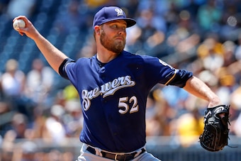 Jimmy Nelson is one of several Brewers trending in the wrong direction; he has a 4.86 ERA in his last three starts.