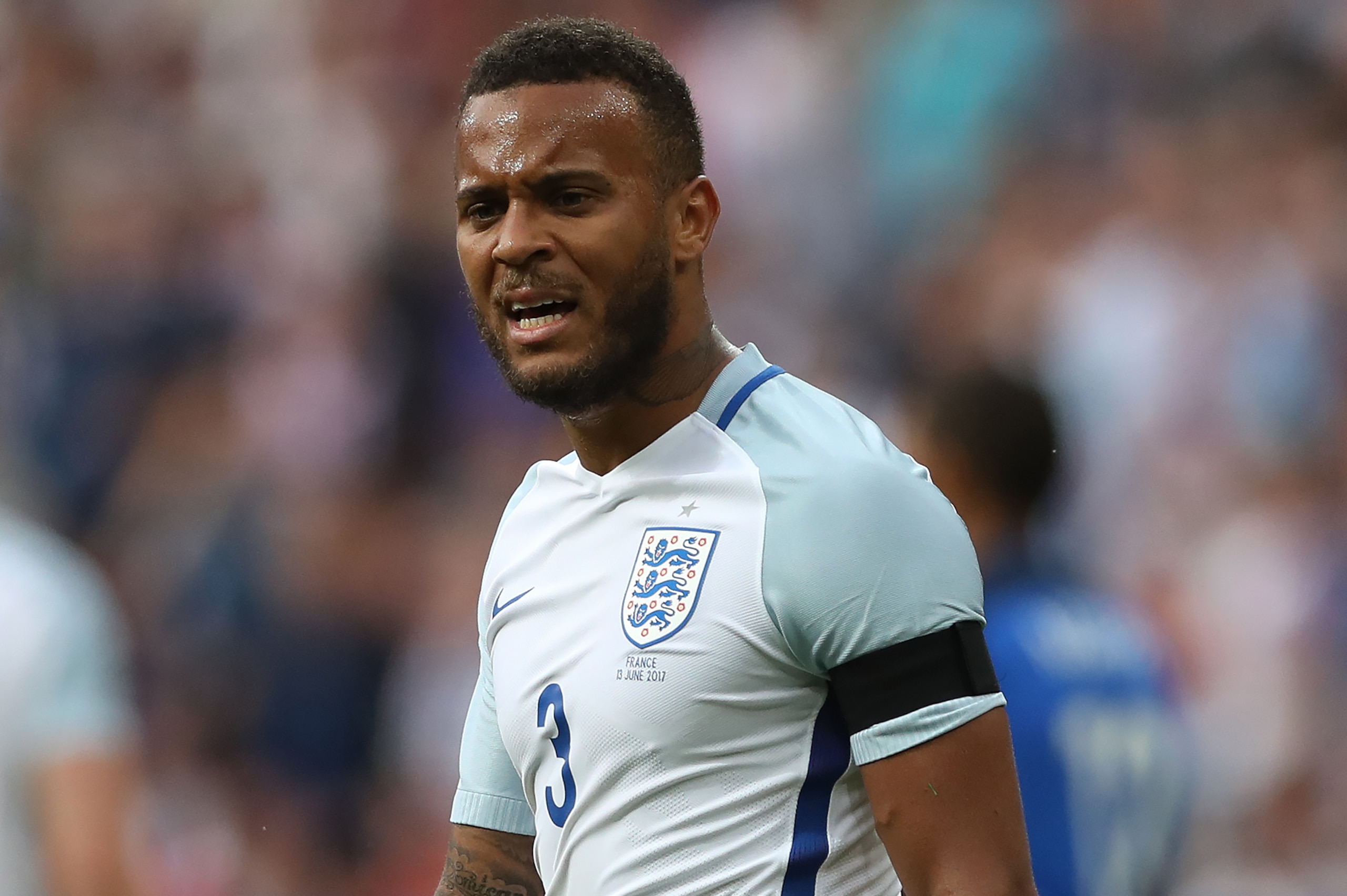 PARIS, FRANCE - JUNE 13: Ryan Bertrand of England is seen during the international Friendly match between France and England at Stade de France, on June 13, 2017 in Paris, France. (Photo by Ian MacNicol/Getty Images)