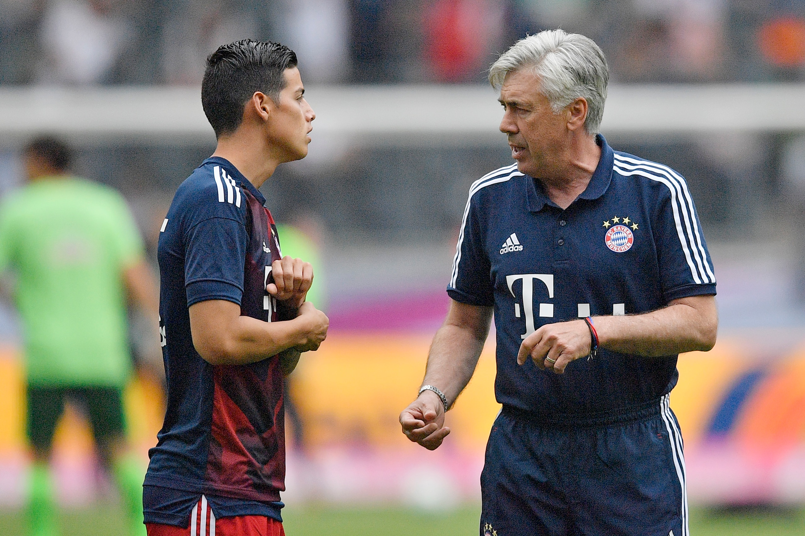James will enjoy working with former Real boss Ancelotti in Munich.