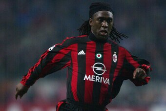 Clarence Seedorf during the UEFA Champions League group match between Ajax and AC Milan at the Amsterdam Arena on November 26, 2003 at Amsterdam, Netherlands (Photo by VI Images via Getty Images)