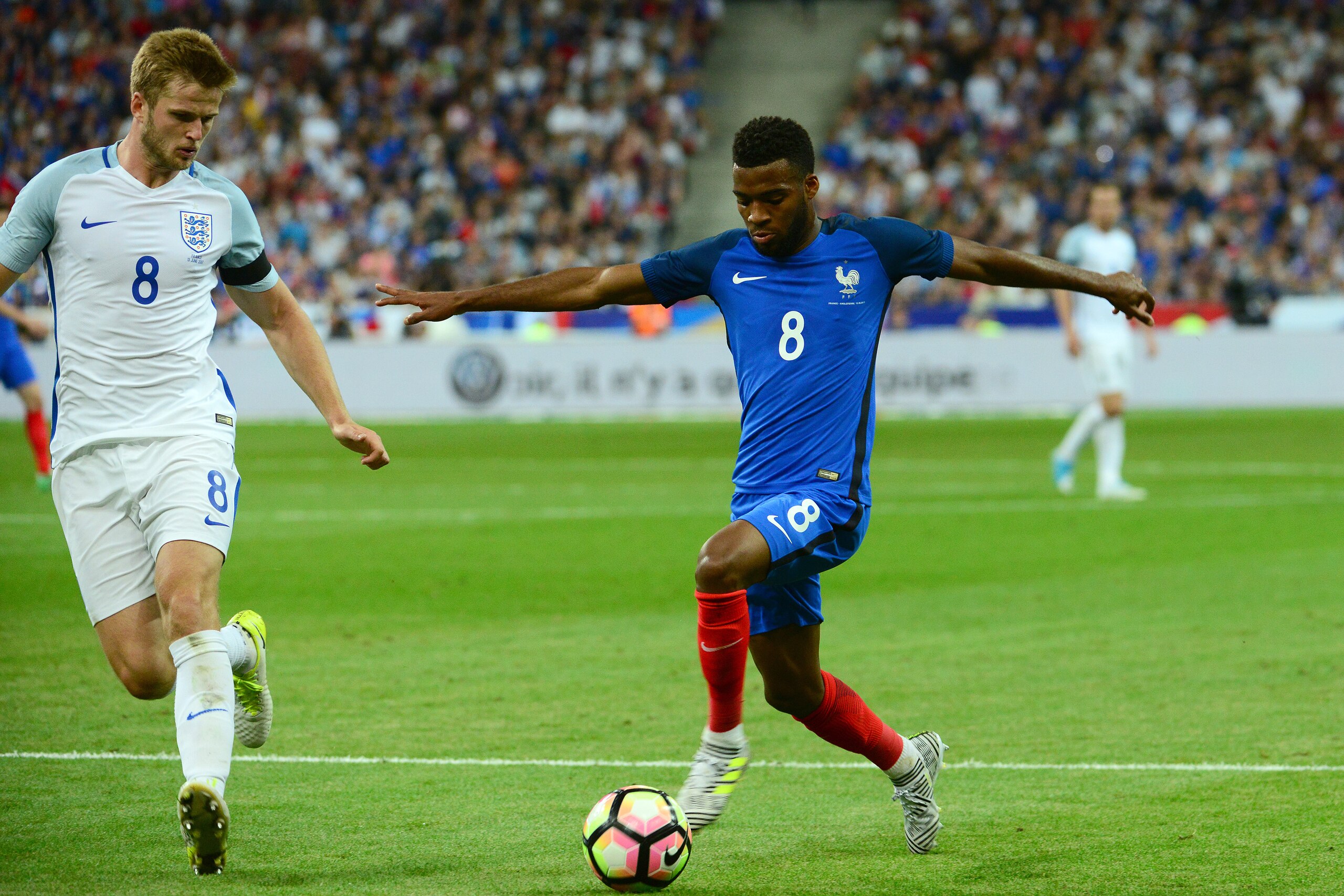 PARIS, FRANCE - JUNE 13:  Thomas Lemar forward of France Football team during the International friendly match between France and England held at Stade de France on Juin 13, 2017 in Paris.  (Photo by Frederic Stevens/Getty Images)