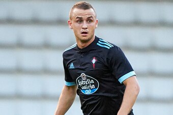 FERROL, SPAIN - JULY 22:  Stanislav Lobotka of Celta de Vigo in action during the pre-season friendly match between Celta de Vigo and Racing de Ferrol at A Malata Stadium on July 22, 2017 in Ferrol, Spain.  (Photo by fotopress/Getty Images)