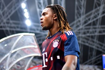 SINGAPORE - JULY 27: Renato Sanches #35 of FC Bayern Muenchen looks during the International Champions Cup match between FC Bayern Munich and FC Internazionale at National Stadium on July 27, 2017 in Singapore.  (Photo by Thananuwat Srirasant/Getty Images