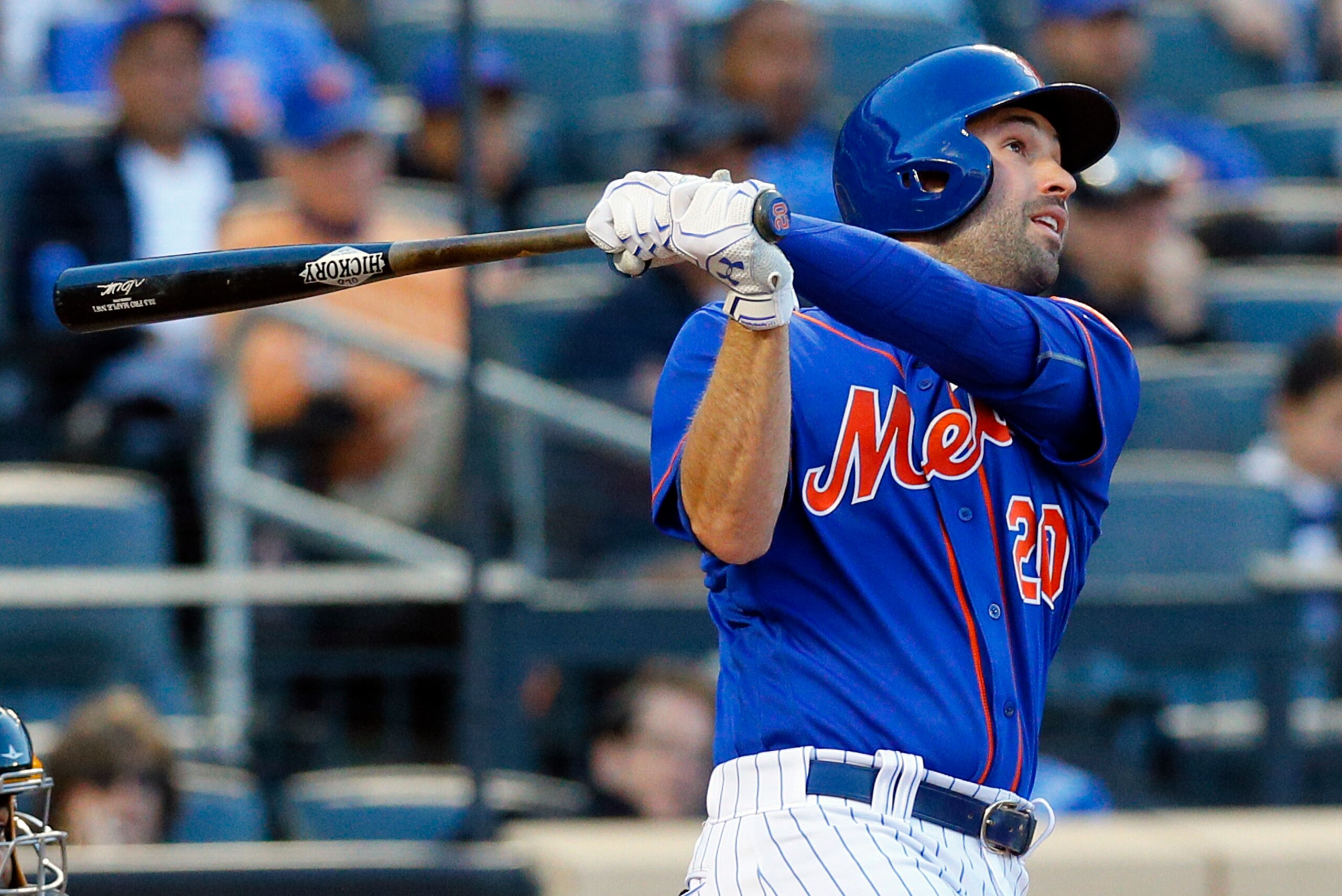 NEW YORK, NY - JUNE 3: Neil Walker #20 of the New York Mets follows through watching his home run in the first inning in an MLB baseball game against the Pittsburgh Pirates on June 3, 2017 at CitiField in the Queens borough of New York City. Mets won 4-2 NEW YORK, NY - JUNE 3: Neil Walker #20 of the New York Mets follows through watching his home run in the first inning in an MLB baseball game against the Pittsburgh Pirates on June 3, 2017 at CitiField in the Queens borough of New York City. Mets won 4-2