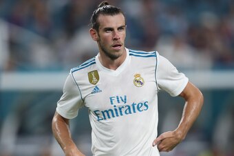 MIAMI GARDENS, FL - JULY 29: Gareth Bale of Real Madrid during the International Champions Cup 2017 match between Real Madrid and FC Barcelona at Hard Rock Stadium on July 29, 2017 in Miami Gardens, Florida. (Photo by Robbie Jay Barratt - AMA/Getty Images