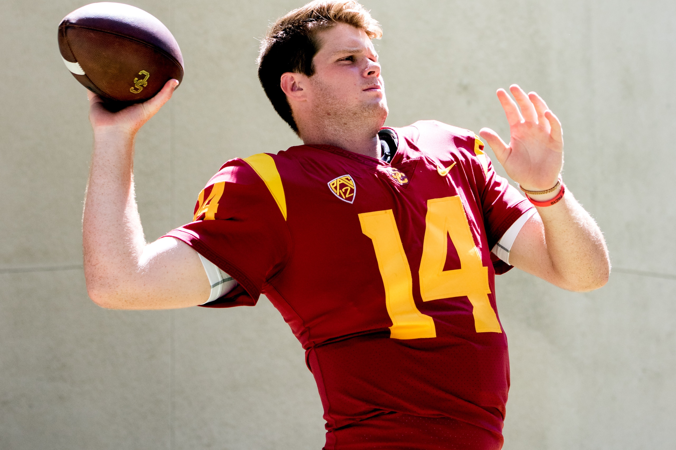 You see quarterbacks who are robotic in the pocket, and maybe that comes from only playing quarterback, only learning one thing," Sam Darnold says. "I’ve been exposed to so many different scenarios, motions. I have to think it helps. Plus, it’s fun. And we shouldn’t forget the fun.”