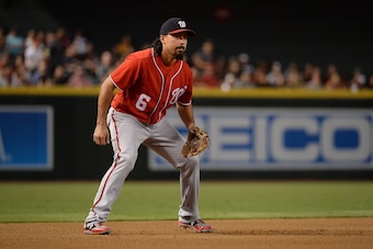 PHOENIX, AZ - JULY 22:  Anthony Rendon #6 of the Washington Nationals in action against the Arizona Diamondbacks at Chase Field on July 22, 2017 in Phoenix, Arizona.  (Photo by Jennifer Stewart/Getty Images)