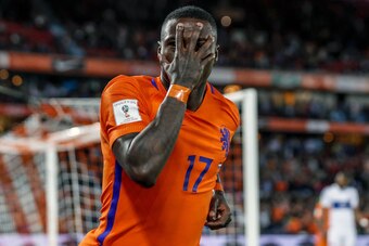 Quincy Promes of Hollandduring the FIFA World Cup 2018 qualifying match between The Netherlands and Luxembourg at the Kuip on June 9, 2017 in Rotterdam, The Netherlands(Photo by VI Images via Getty Images)
