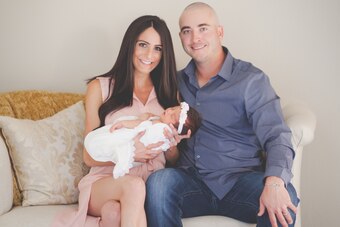 Chemotherapy cost Chad his hair, but not the opportunity to be there when Kristina gave birth to Everleigh.