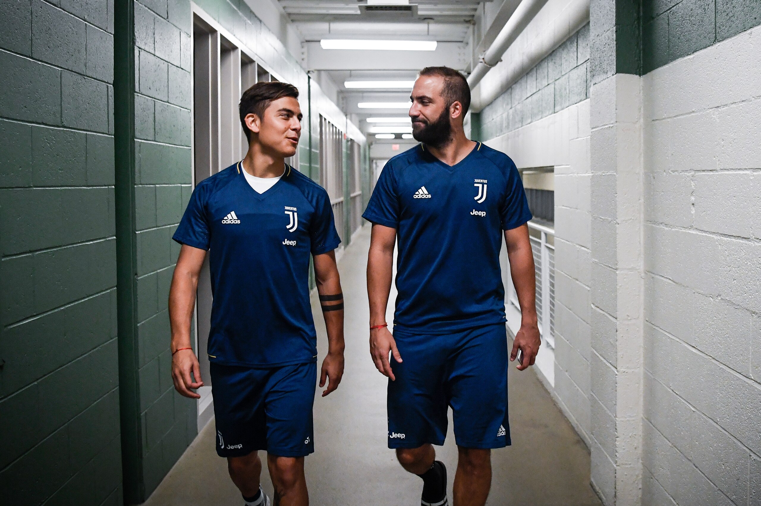 BOSTON, MA - JULY 24:  Paulo Dybala and Gonzalo Higuain during the afternoon training session on July 24, 2017 in Boston City.  (Photo by Daniele Badolato - Juventus FC/Getty Images )