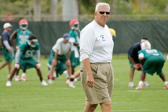 After signing McCown to play for the Dolphins, Bill Parcells spent the offseason explaining how important it was for a quarterback to strengthen his lower body to build a good base from which to throw.