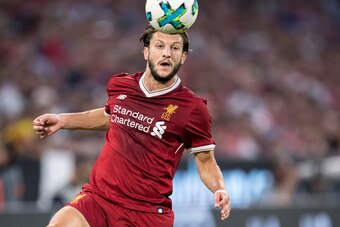 MUNICH, GERMANY - AUGUST 02:  Adam Lallana of Liverpool FC controls the ball during the Audi Cup 2017 match between Liverpool FC and Atletico Madrid at Allianz Arena on August 2, 2017 in Munich, Germany.  (Photo by Boris Streubel/Getty Images)