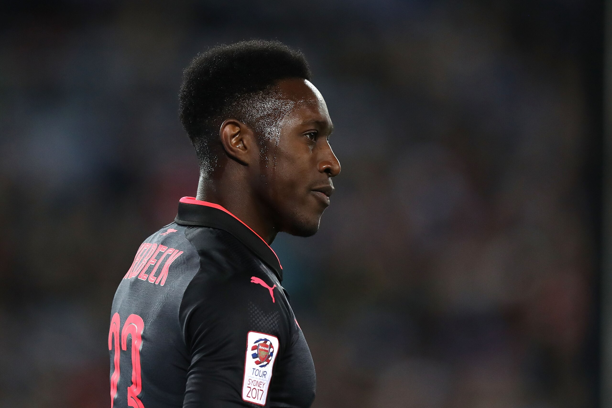 SYDNEY, AUSTRALIA - JULY 13:  Danny Welbeck of Arsenal looks on during the match between Sydney FC and Arsenal FC at ANZ Stadium on July 13, 2017 in Sydney, Australia.  (Photo by Ryan Pierse/Getty Images)