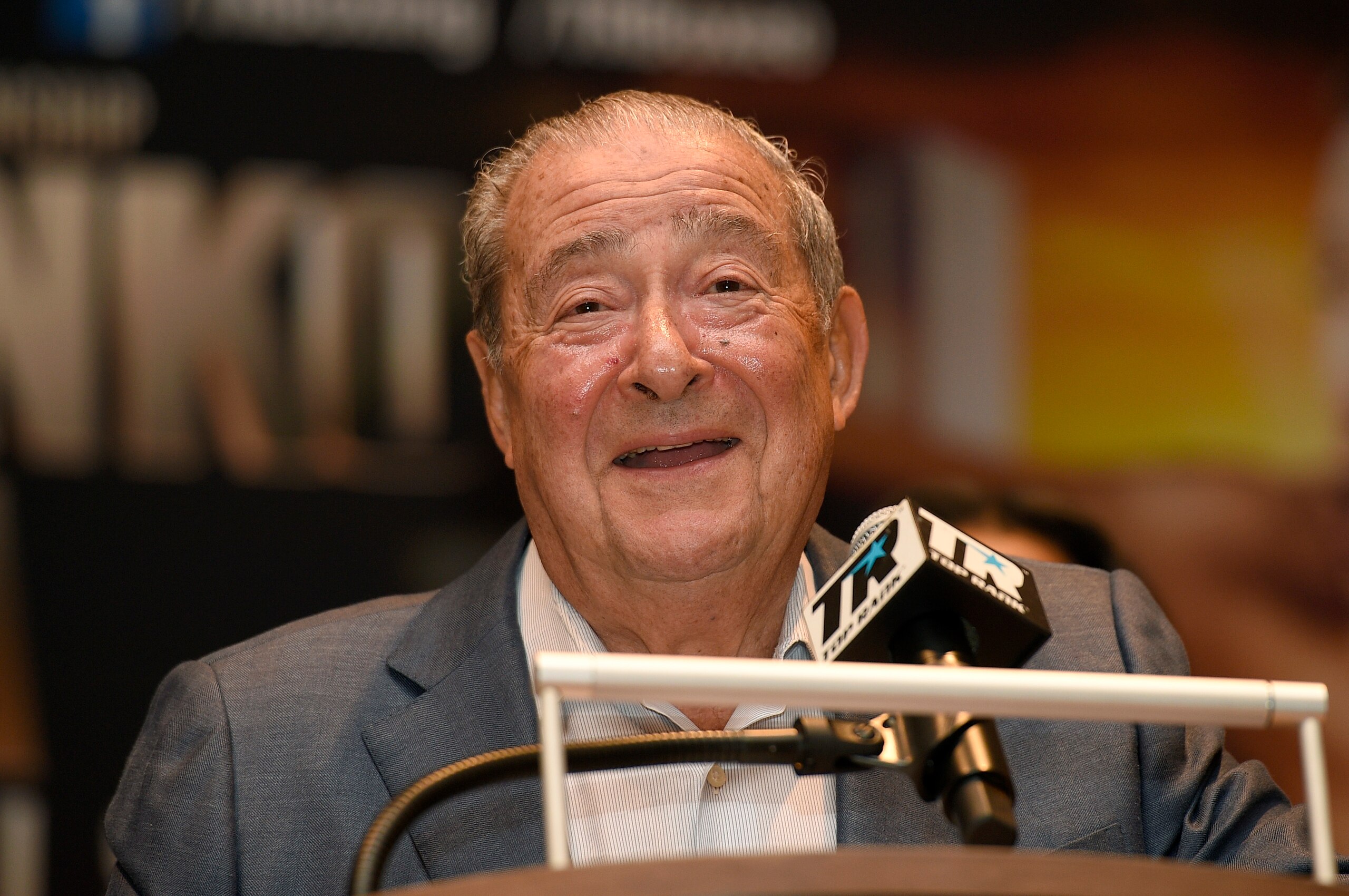 Arum is not impressed by McGregor and Mayweather stepping into the ring together. Arum is not impressed by McGregor and Mayweather stepping into the ring together.