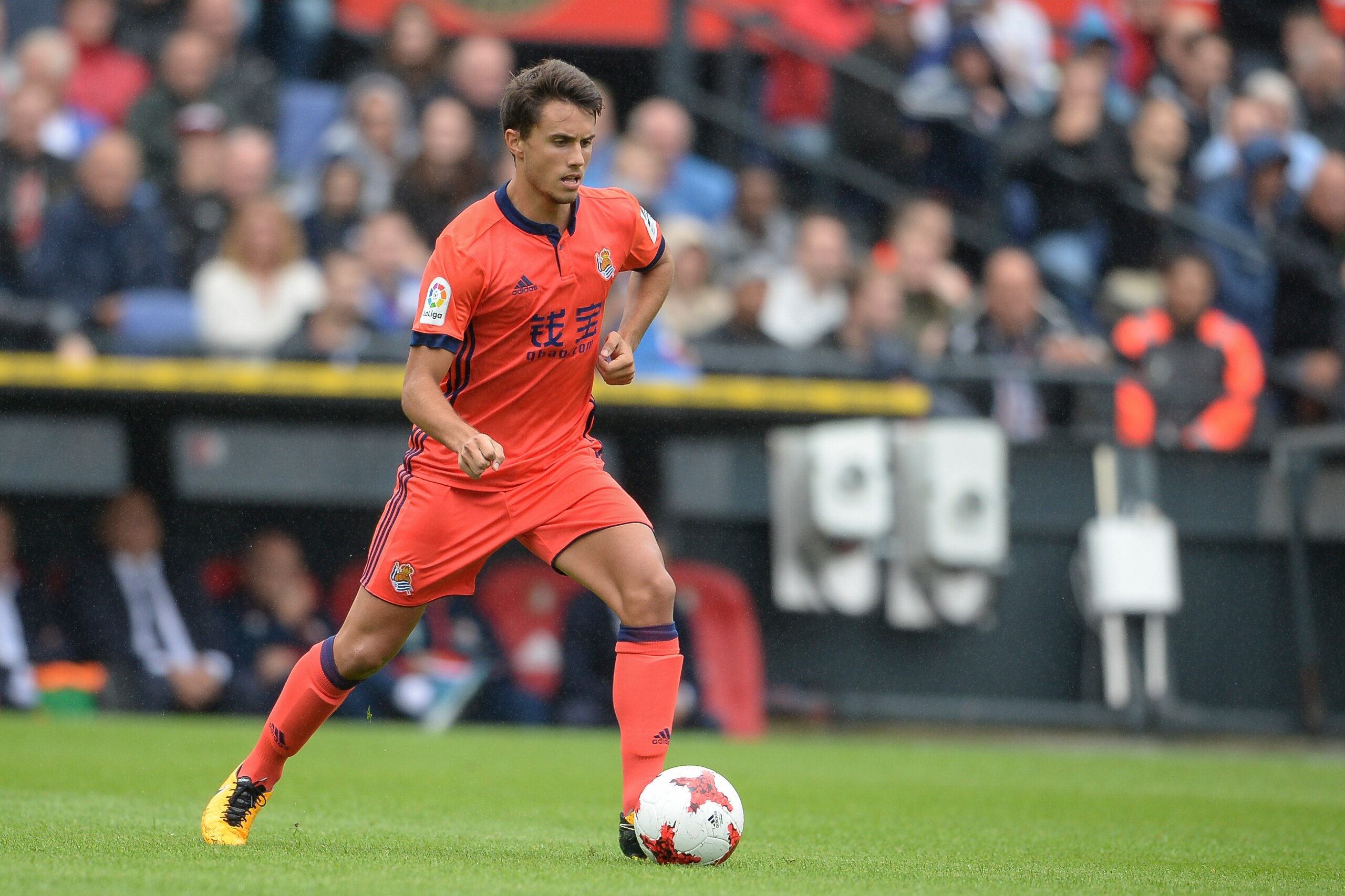 ROTTERDAM, NETHERLANDS - JULY 29: 
Adnan Januzaj from Real Sociedadduring the friendly match between Feyenoord and Real Sociedad at De Kuip or Stadion Feijenoord on July 29, 2017 in Rotterdam, Netherlands. (Photo by Andy Astfalck/Getty Images)