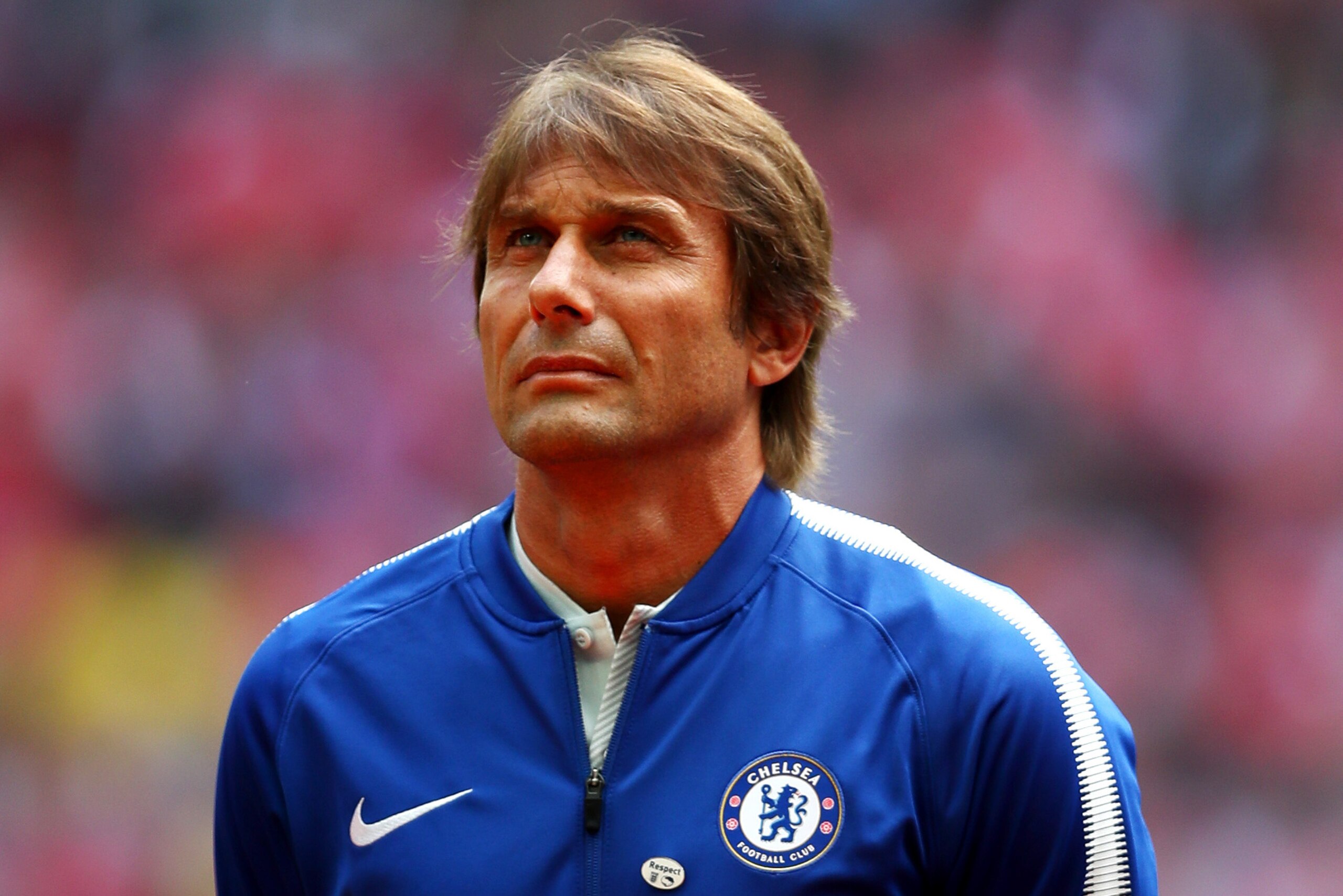 LONDON, ENGLAND - AUGUST 06:  Antonio Conte, manager of Chelsea looks on before the FA Community Shield match between Chelsea and Arsenal at Wembley Stadium on August 6, 2017 in London, England.  (Photo by Dan Istitene/Getty Images)