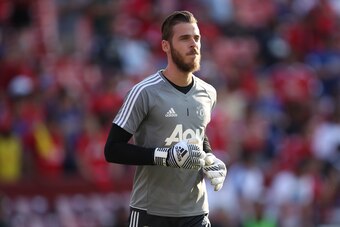 LANDOVER, MD - JULY 26: David de Gea of Manchester United during the International Champions Cup 2017 match between FC Barcelona and Manchester United at FedExField on July 26, 2017 in Landover, Maryland. (Photo by Robbie Jay Barratt - AMA/Getty Images)