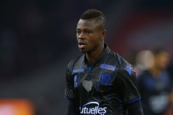 AMSTERDAM, NETHERLANDS - AUGUST 02: Jean Michael Seri of OGC Nice during the UEFA Champions League Qualifying Third Round match between Ajax and OSC Nice at Amsterdam Arena on August 2, 2017 in Amsterdam, Netherlands. (Photo by Catherine Ivill - AMA/Getty
