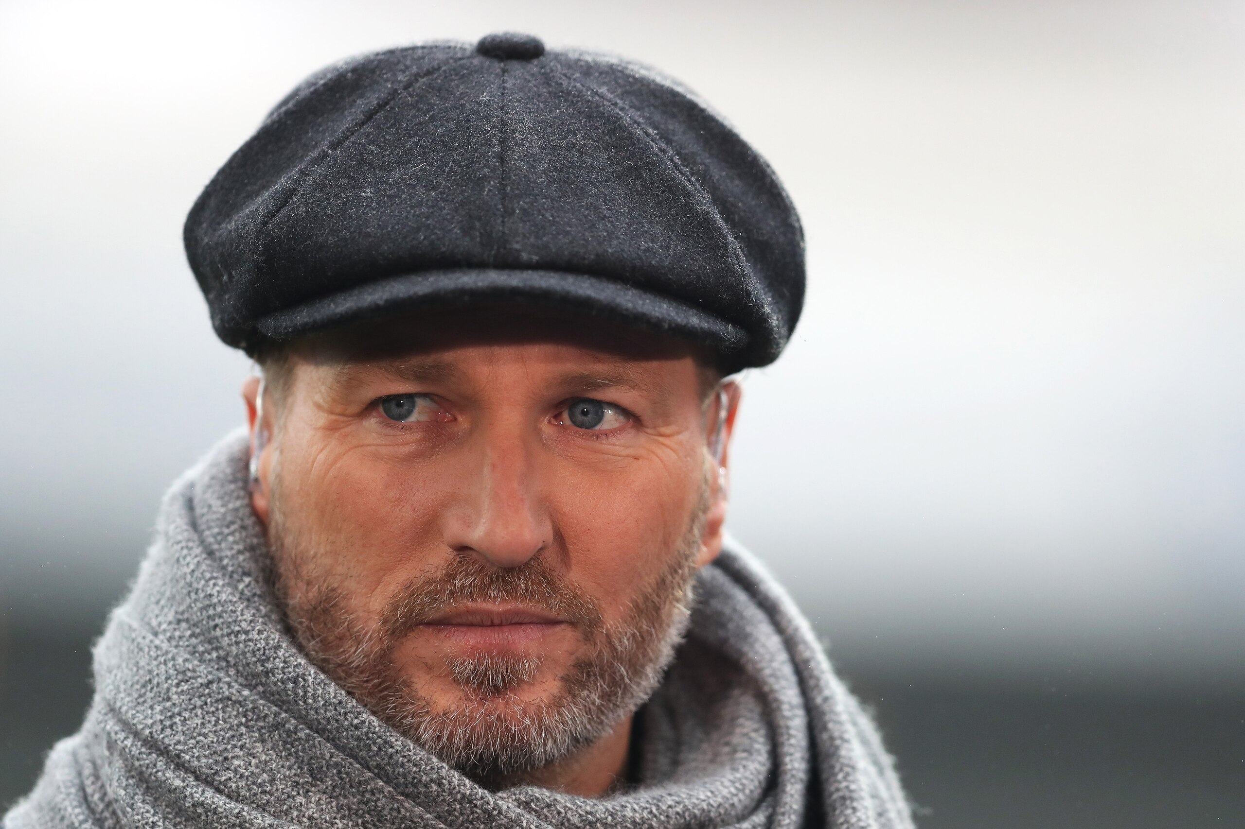 BLACKBURN, ENGLAND - FEBRUARY 19: Robbie Savage looks on during the Emirates FA Cup Fifth Round match between Blackburn Rovers and Manchester United at Ewood Park on February 19, 2017 in Blackburn, England. (Photo by Chris Brunskill Ltd/Getty Images)