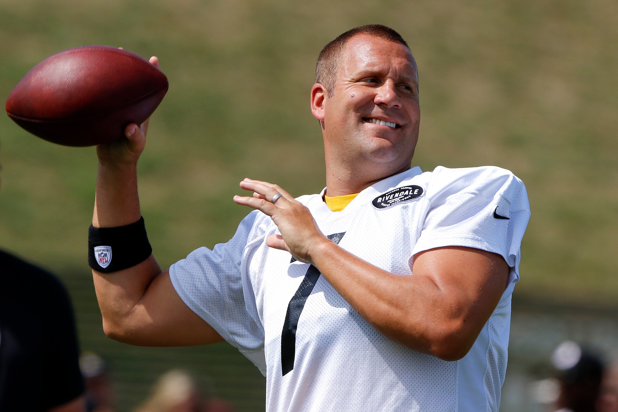 Ben Roethisberger can buy time for his receivers as well as any quarterback in the NFL.