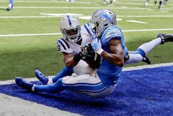 Golladay made several tough catches, and averaged 17.7 yards per reception in his NFL debut.