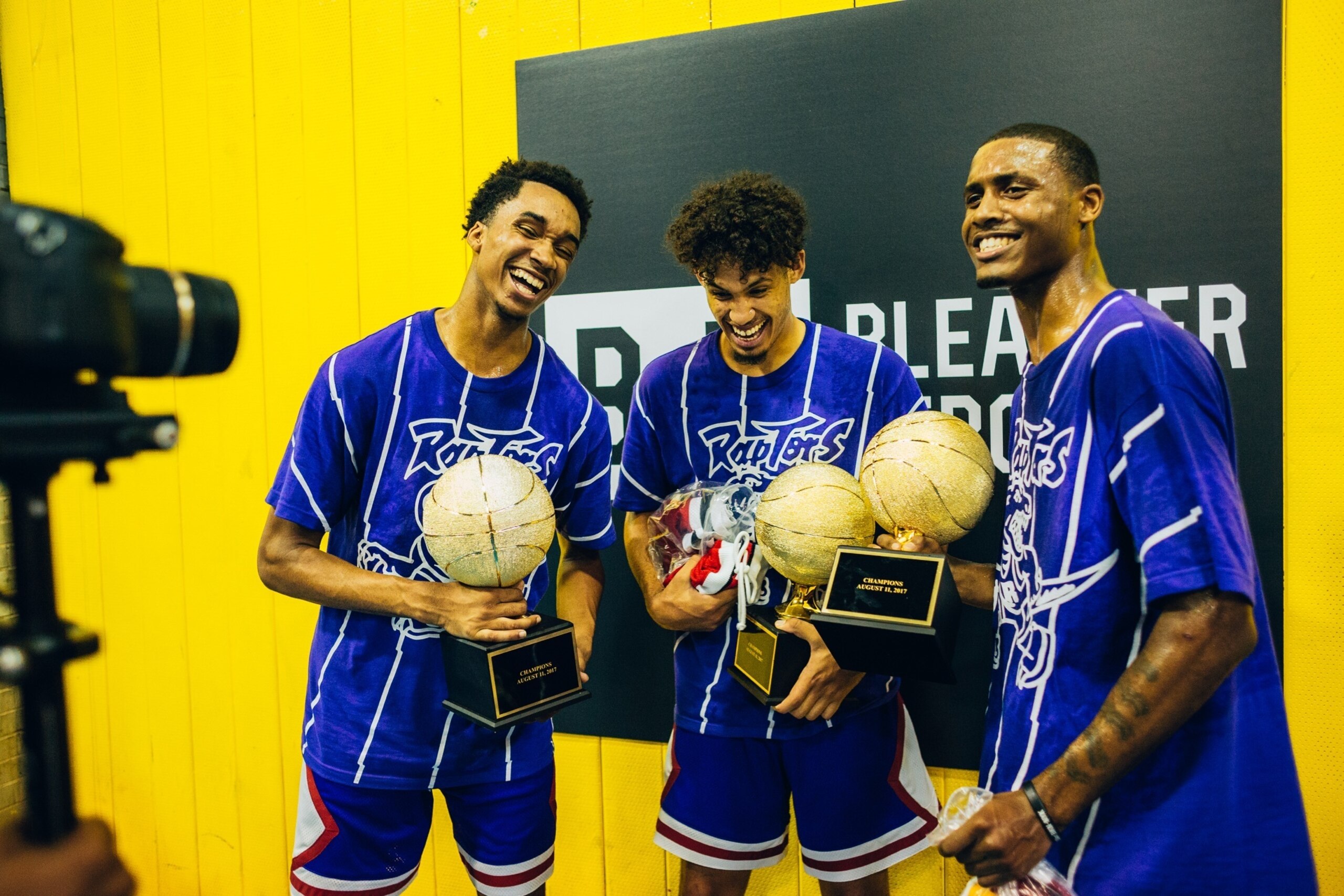 Left to right: Bryce Wills, Jose Perez and Luther Muhammad