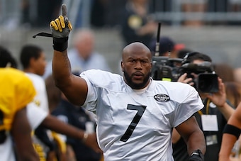 Harrison as Roethlisberger.