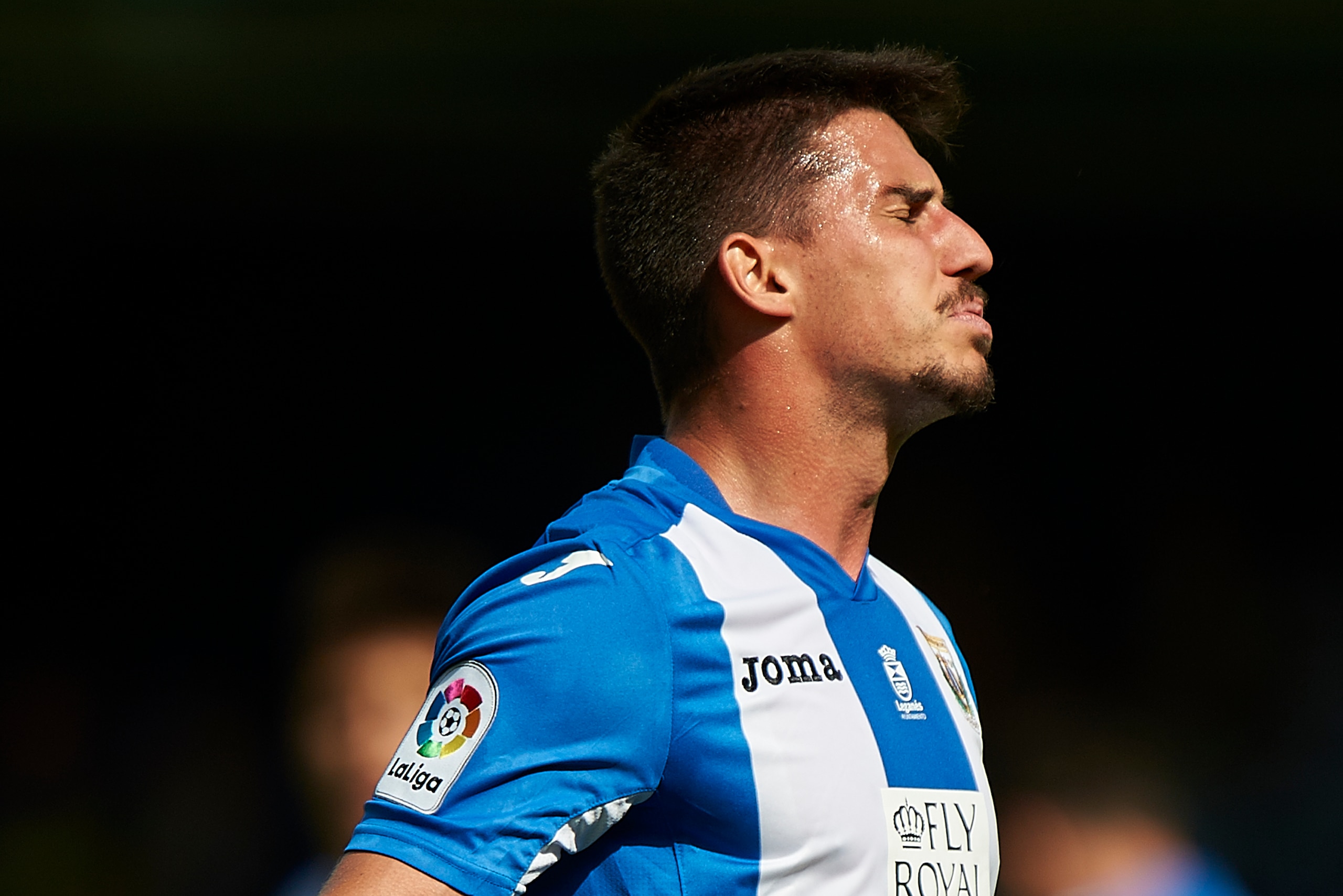 VILLARREAL, SPAIN - APRIL 22:  Gabriel Appelt Pires of Leganes reacts during the La Liga match between Villarreal CF and CD Leganes at Estadio de la Ceramica on April 22, 2017 in Villarreal, Spain.  (Photo by fotopress/Getty Images)