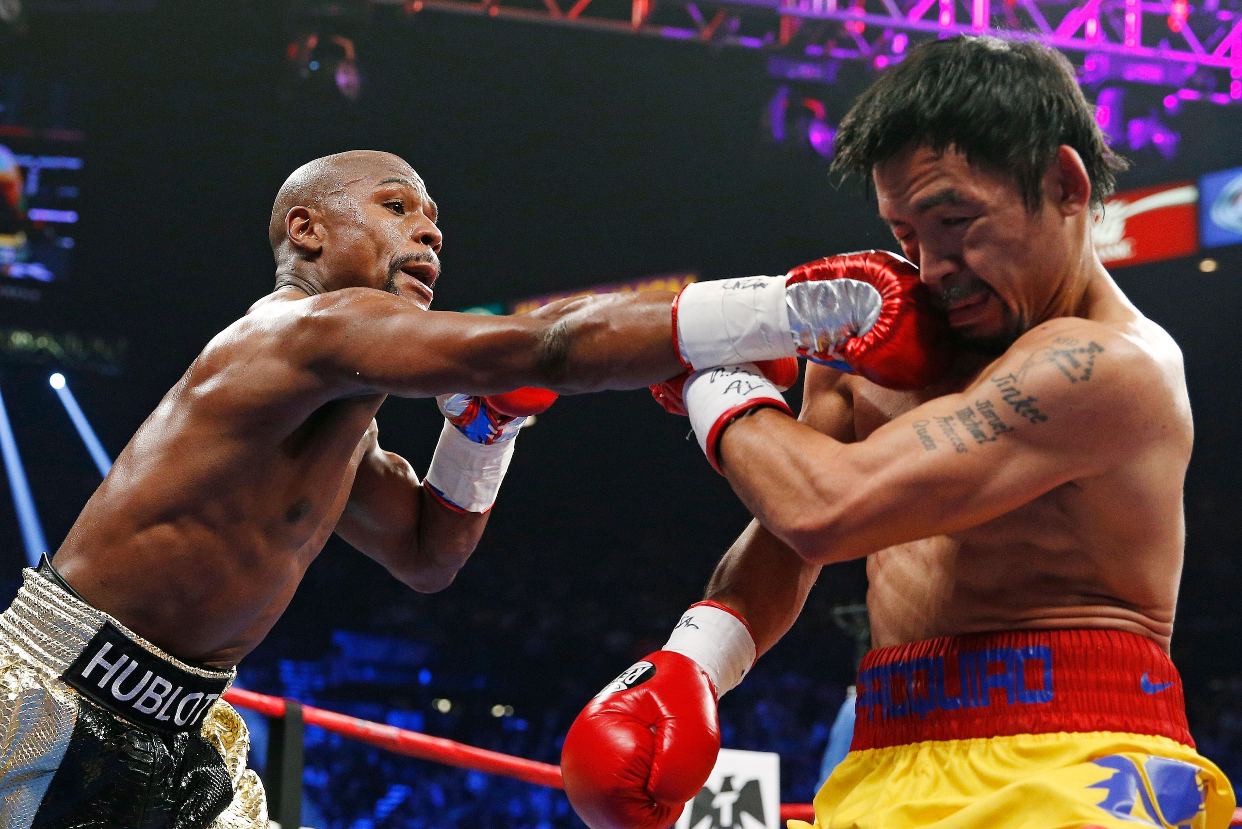 Mayweather was able to handle Pacquiao's speed.