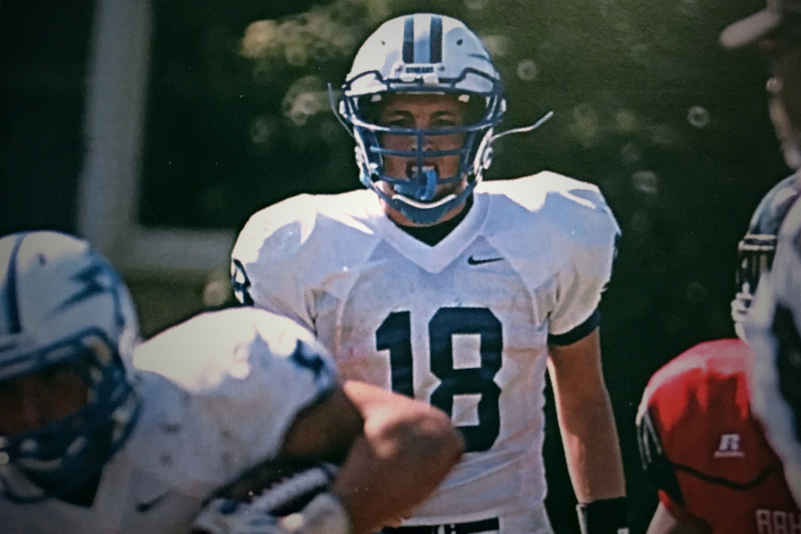 "We're expecting a big night from you," Coach Dubiel told Evan before his final game. "You're our leader." "We're expecting a big night from you," Coach Dubiel told Evan before his final game. "You're our leader."