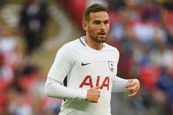 LONDON, ENGLAND - AUGUST 05: Vincent Janssen of Tottenham looks on during the pre-season match between Tottenham Hotspur and Juventus at Wembley Stadium on August 5, 2017 in London, England.  (Photo by Michael Regan/Getty Images)