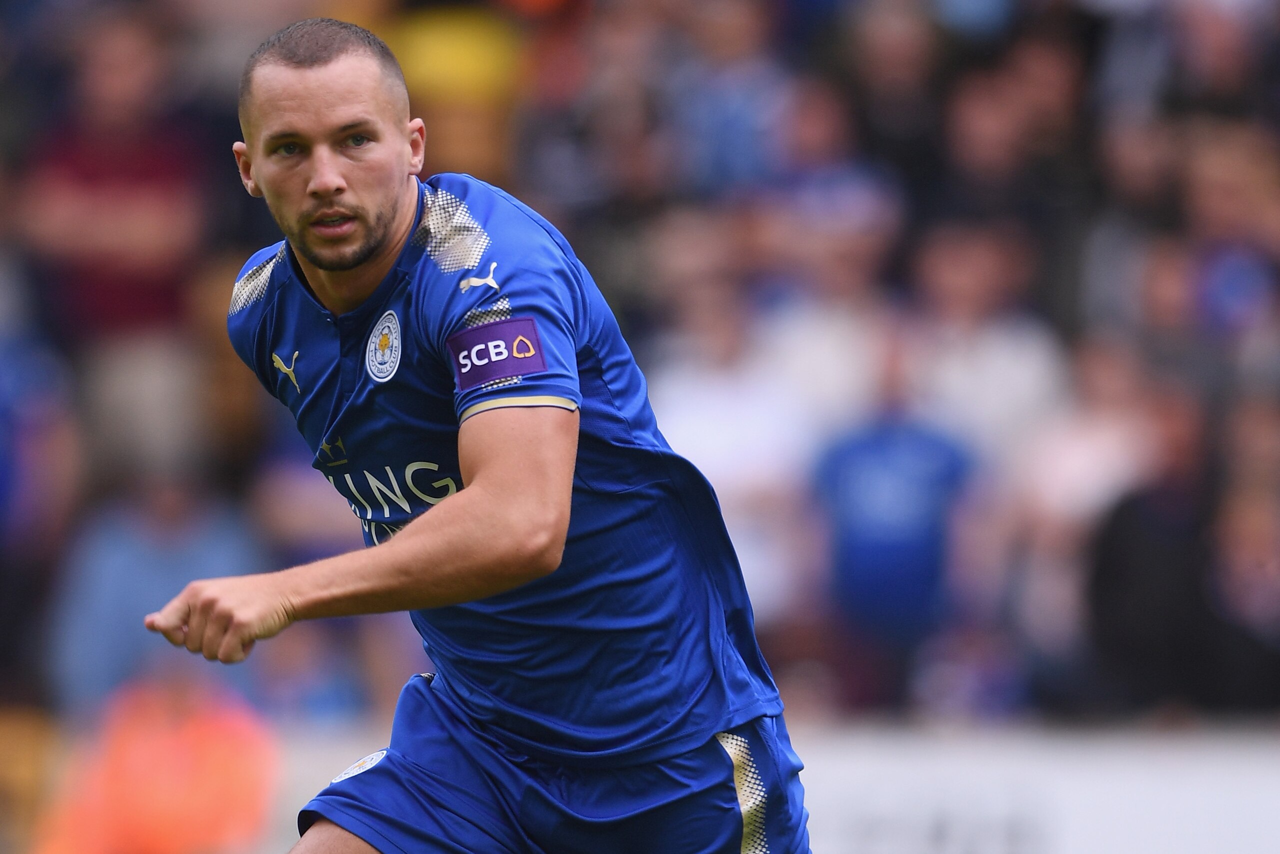 WOLVERHAMPTON, ENGLAND - JULY 29:  Danny Drinkwater of Leicester in action during the pre-season friendly match between Wolverhampton Wanderers and Leicester City at Molineux on July 29, 2017 in Wolverhampton, England.  (Photo by Michael Regan/Getty Image
