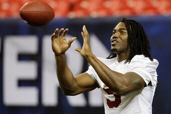 “I don’t waste time when I work out," Scarbrough says. "It’s all business to me. I want to get it done.”