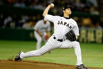 Ohtani pitched for Japan last fall, but for most of this season he has only been able to hit for the Fighters.