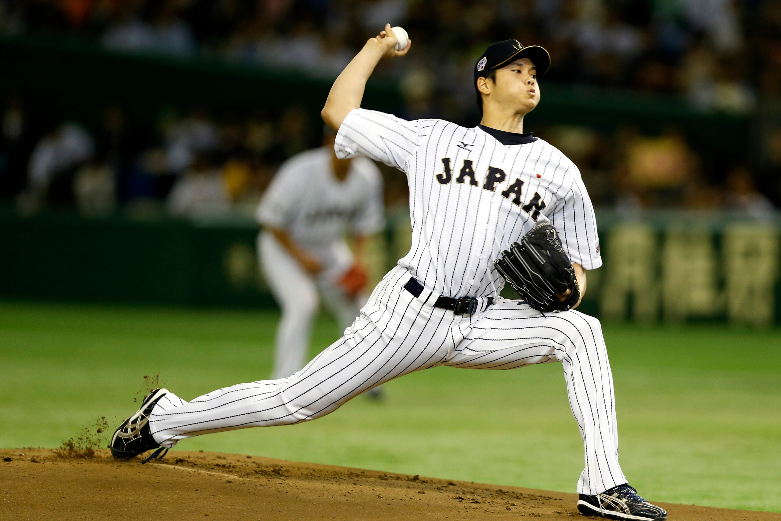 Ohtani pitched for Japan last fall, but for most of this season he has only been able to hit for the Fighters. Ohtani pitched for Japan last fall, but for most of this season he has only been able to hit for the Fighters.