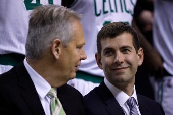 Danny Ainge and Brad Stevens