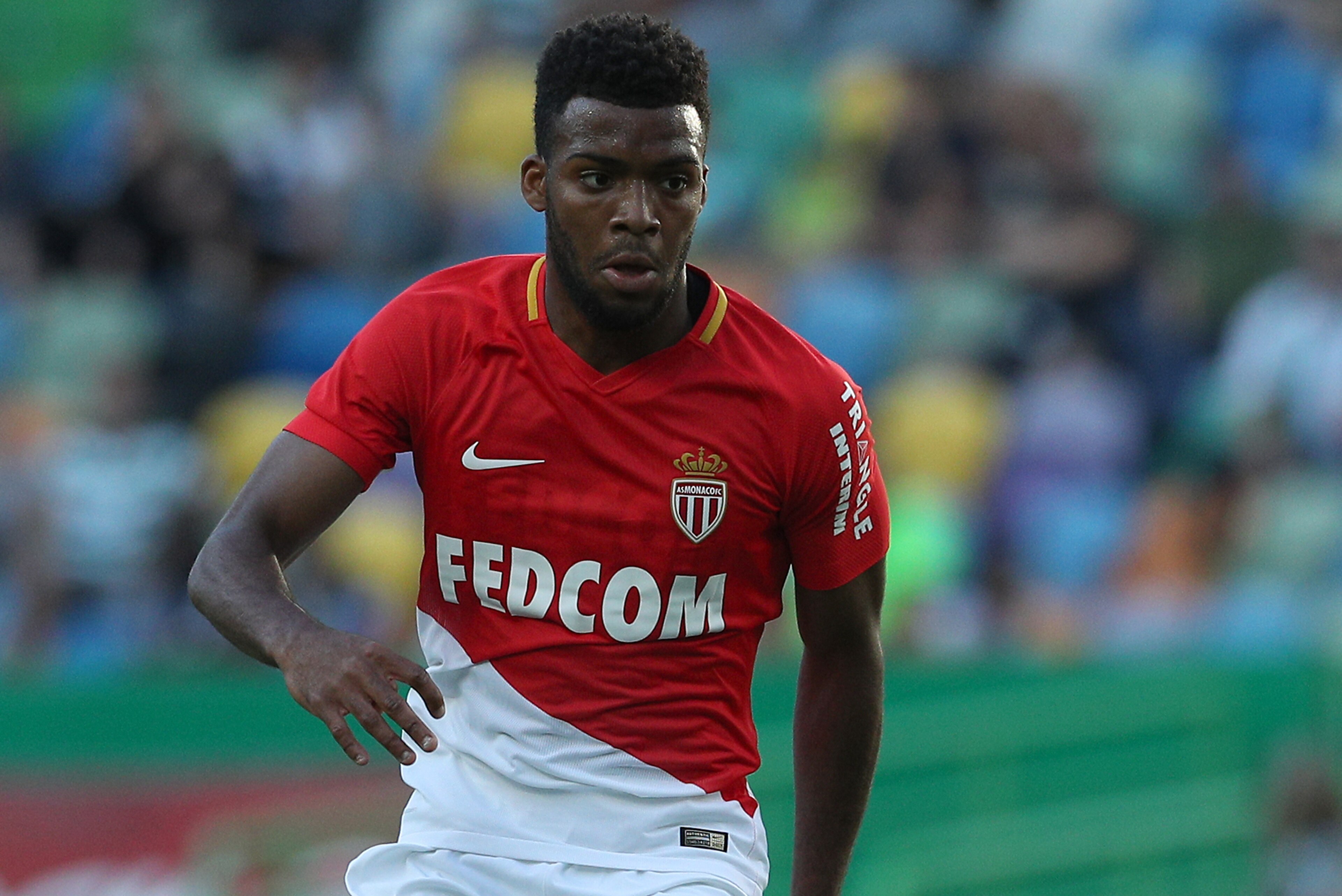 LISBON, PORTUGAL - JULY 22:  Monaco midfielder Thomas Lemar from France during the Friendly match between Sporting CP and AS Monaco at Estadio Jose Alvalade on July 22, 2017 in Lisbon, Portugal.  (Photo by Carlos Rodrigues/Getty Images)