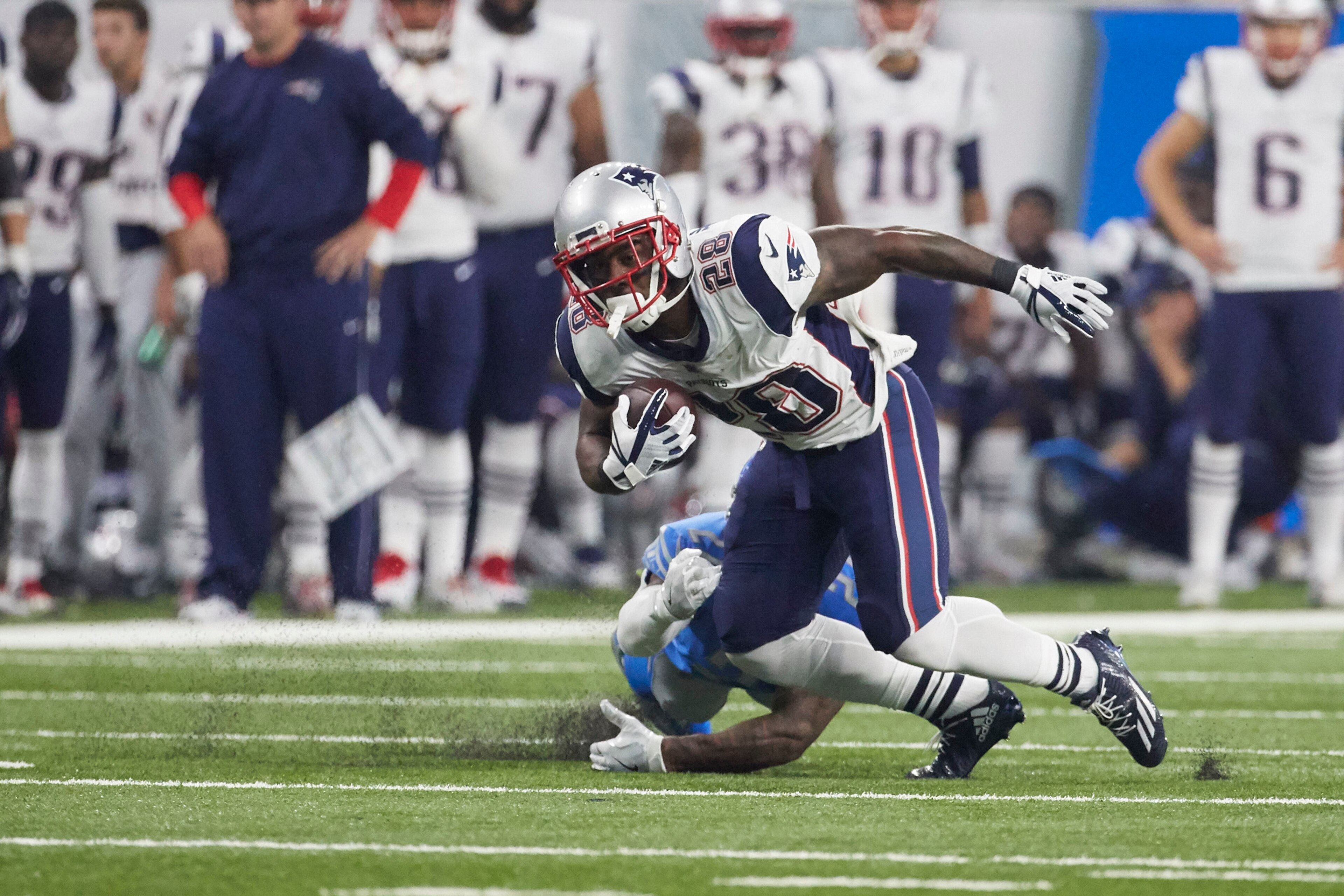 New England running back James White