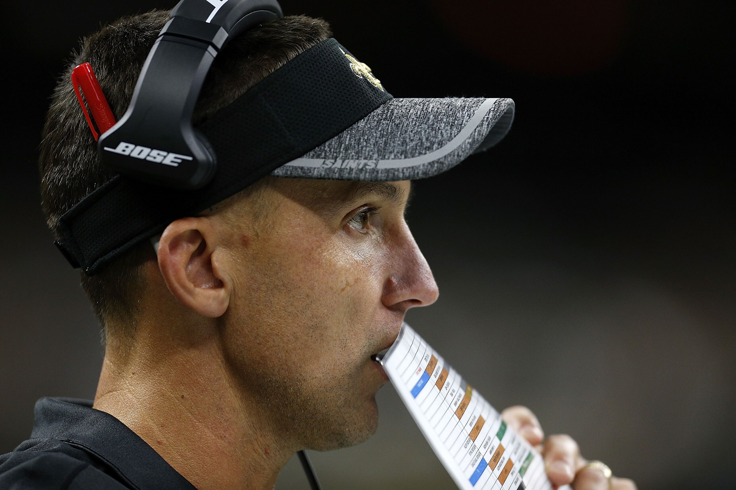 NEW ORLEANS, LA - SEPTEMBER 01: Defensive coordinator Dennis Allen of the New Orleans Saints reacts during a game at Mercedes-Benz Superdome on September 1, 2016 in New Orleans, Louisiana. (Photo by Jonathan Bachman/Getty Images) NEW ORLEANS, LA - SEPTEMBER 01: Defensive coordinator Dennis Allen of the New Orleans Saints reacts during a game at Mercedes-Benz Superdome on September 1, 2016 in New Orleans, Louisiana. (Photo by Jonathan Bachman/Getty Images)